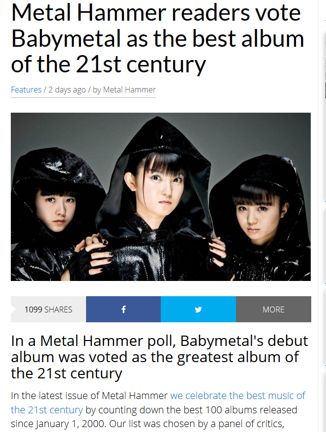 BABYMETAL-Metal+Hammer